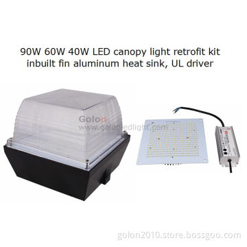 40W LED Canopy Light Retrofit Replace 150W HID Mhl HPS for Canopy Light Fixture